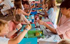 Kreativzeit im Seasidecamp